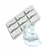 西方文化硅膠冰格，復活節(jié)石像制冰模型_硅膠廚